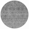Homeroots 8' Gray And Charcoal Round Floral Washable Indoor Outdoor Area Rug 605725 - alternate 4