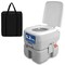 Serenelife 5.2 Gal Portable Camping Toilet For Adults, 100+ Flushes, Porta Potty Camp Toilet with Detachable SLCATL320 - alternate 1