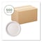 Vegware Nourish Molded Fiber Tableware, Compostable, Plate, Sugarcane, 10 dia, White, 500PK VW-P005NFA - alternate 3