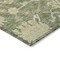 Homeroots 8' Artichoke Green Ivory And Tan Round Floral Washable Indoor Outdoor Area Rug 605183 - alternate 4