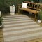 Jonathan Y Sutton Smart Jute Modern Geometric Boho Stripe Natural/Beige 3 ft. x 5 ft. Indoor/Outdoor Area Rug FXV205A-3 - alternate 7