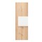 Homeroots 13" Natural Wood Freestanding Single Door Bathroom Vanity And Medicine Cabinet 543594 - alternate 1