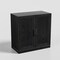 Homeroots 31" Black Textured Door Accent Cabinet With Three Shelves 564861 - alternate 7