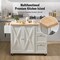 Vevor 60in Kitchen Island Cart Rolling Storage Cabinet Table with Drawer Drop Leaf YS252253ss - alternate 4