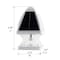 Gama Sonic Gothic Solar Post Cap Light KIT, White 143iP2902KIT - alternate 5