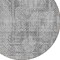 Homeroots 8' Silver And Gray Round Geometric Washable Indoor Outdoor Area Rug 594583 - alternate 7