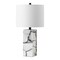 Jonathan Y Elizabeth 24.25" Contemporary Coastal Alabaster LED Table Lamp with Body Night Light, Black/White JYL8507A - alternate 7