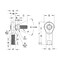 Auveco Rod End Ball Joint Female withStud 5/16-24 (L) 12285 - alternate 2