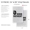 Signmission $0 Down Payment, Vinyl Decals Only 24 Inch x 36 Inch, Vinyl Decal, 2PK DSB-2436-2PACK-30332 - alternate 2