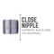 Ace Trading - Nipple Nipple Black 2"Xclose 300U2XCL - alternate 5