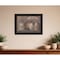 Homeroots Love Abides Here Shelf 3 Black Framed Print Wall Art 406797 - alternate 2