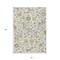 Homeroots 8' X 10' Ivory Brown And Green Floral Washable Indoor Outdoor Area Rug 597821 - alternate 5
