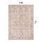 World Rug Gallery Terracotta Floral Washable Rug - Allover Pattern, Flat Pile 5 ft x 7 ft WR175MULTI5X7 - alternate 7