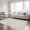 Homeroots 3' X 5' Beige And Gray Chevron Washable Indoor Outdoor Area Rug 596237 - alternate 6