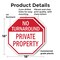 Signmission No Turnaround Private Property, 18 inch X 18 inch, Plastic Sign, 2PK OC-P-2PACK-18-132 - alternate 6