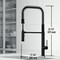 Vigo Sterling Single Handle Pull-Down Sprayer Kitchen Faucet in Matte Black VG02037MB - alternate 4