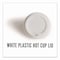 Perk Plastic Hot Cup Lids, Fits 10 oz to 16 oz Hot Cups, White, 500PK PK54369CT - alternate 4