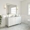 James Martin Vanities Chicago 60 in. Single Vanity, Glossy White, w/ 3 CM Carrara Marble Top 503-V60S-GW-3CAR - alternate 4