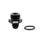 Hps Performance -4 AN Male to -6 O-ring Boss (ORB) Port Thread Male Adapter, Aluminum, Black AN920-04-06 - alternate 1