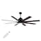 Jonathan Y Octo 66" 1-Light Contemporary Industrial Iron/Plastic Mobile-App/Remote-Controlled 6-Speed Ceiling F JYL9713B - alternate 12