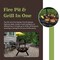 Pure Garden Outdoor Fire Pit Sphere 30 in Flaming Ball Fire Pit w/ Grill for Barbequing Firepit 50-LG1479 - alternate 4