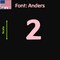 Aacc Self-Adhesive Vinyl Number: 2, Size: 4 in. Color: Pink Font: Anders, 12PK AACC-Anders-N2-Pink-I4x12 - alternate 1