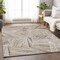 Homeroots 5' X 8' Beige Brown And Ivory Geometric Washable Indoor Outdoor Area Rug 594750 - alternate 9