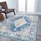 Jonathan Y Zelda Bohemian Cottage Medallion Turquoise/Gray 4 ft. x 6 ft. Area Rug MDP213A-4 - alternate 5