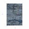 Homeroots 5' X 8' Blue And Navy Blue Abstract Washable Indoor Outdoor Area Rug 610427 - alternate 6