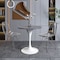 Leisuremod Round 27.56 in W, 29.35 in L, Stone/Stainless Steel, Grey VT20W-27GRS - alternate 7