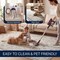 Jonathan Y Petunia Distressed All-Over Floral Border Non-Slip Machine-Washable Beige/Cream 4ft x 6ft Area Rug PTN102E-4 - alternate 6