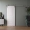 Sartodoors Barn Door 32 x 80 inches, BASIC 9422 White, 6.6FT Silver Rail Track Heavy Hardware Set, Solid Pan BASIC9422BD-S-SKIN-32 - alternate 1
