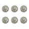 Homeroots Set of Six Gray Ceramic Drawer Pull Knobs, 6PK 635762 - alternate 3