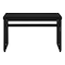 Homeroots Adjustable Black Wood and Metal Sled Computer Desk 490019 - alternate 7