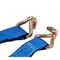 Mytee Products 2in x 20ft Blue Ratchet Strap w/ Wire Hook, 3,333 lbs WLL, 4PK RS220WH-Bx4 - alternate 4