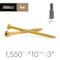 Hillman Deck Plus No. 10 Ga. X 3 in. L Tan Star Flat Head Exterior Deck Screws 26 lb 1550 48420 - alternate 5