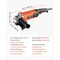 Vevor Angle Grinder 7 in 13A Electric Grinder Power Tool 8500RPM High-Speed LW0205 - alternate 4