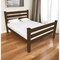Homeroots Coffee Solid Wood Queen Bed Frame 548162 - alternate 1