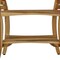 Homeroots 24" Natural Solid Teak Wood Shower Bench With Handles 376719 - alternate 6