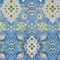 Homeroots 9' X 12' Blue Green And Orange Oriental Washable Indoor Outdoor Area Rug 597678 - alternate 8