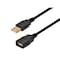 Monoprice USB 2.0 Extension Cable, 1-1/2 ft.L, Black 5431 - alternate 1