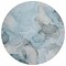 Homeroots 8' Round Teal Round Abstract Washable Non Skid Indoor Outdoor Area Rug 559537 - alternate 7