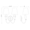 Z-Lite Claudelle 2-Light Wall Sconce, 13.75 in W x 14.5 in H, Textured White 4014-2S-TW - alternate 6