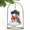 Homeroots Dual Cardinals Hand Painted Mouth Blown Glass Ornament 477537 - alternate 1