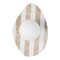 Jonathan Y Tivoli 12 in. Modern Minimalist 1-Light Ovoid Marble Stripe LED Wall Sconce, Light Brown/White JYL5900B - alternate 9