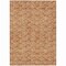 Homeroots 5' X 8' Terra Cotta Copper And Beige Geometric Washable Indoor Outdoor Area Rug 583397 - alternate 1