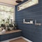 Apollo Tile Arte 1.97 in. x 7.87 in. Matte Blue Ceramic Subway Deco Wall and Floor Tile 4.1 sq. ft./case, 38PK RID88NAVDECM - alternate 4