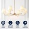 Jonathan Y Pauline 38" 6-Light Coastal Contemporary Adjustable Swooping Arm Candle-Style Metal LED Chandelier, W JYL9557A - alternate 9