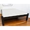 Homeroots Dark Brown Solid Wood Queen Bed Frame 546727 - alternate 1