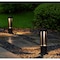 Gardenised 15.75-Inch Round LED Bollard Path Lights - Durable Decorative Aluminum Wired Landscape QI004596-16 - alternate 8